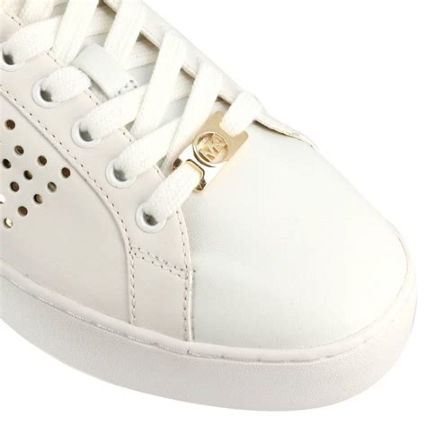 michael kors ladies white sneakers|michael kors white booties.